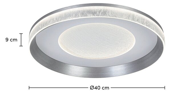 STROPNÉ LED SVIETIDLO, 40/9 cm Novel - Online Only bytové doplnky, Online Only
