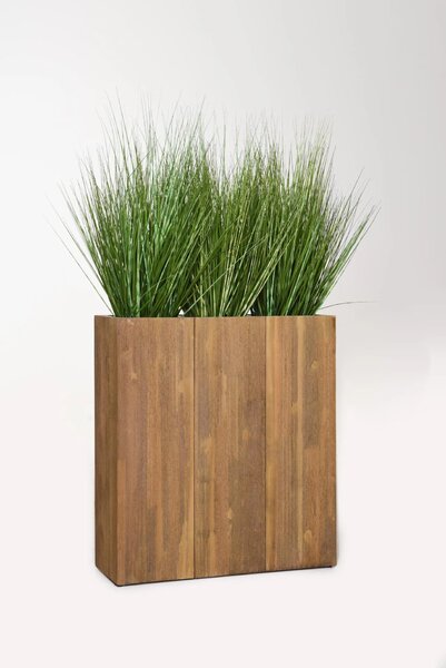 Drevený kvetináč ELEMENTO, šírka 64 cm, drevo, svetlo hnedý