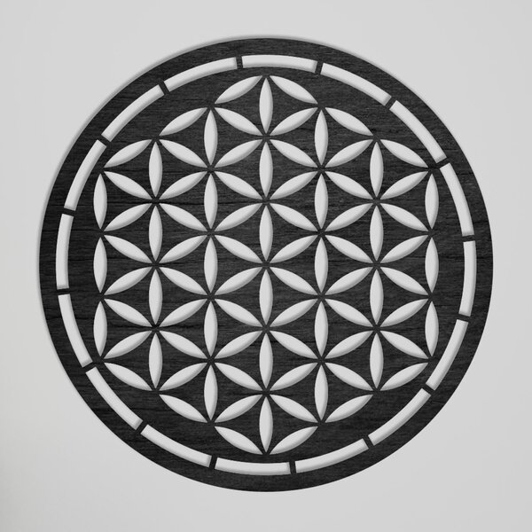 Drevená mandala, dekorácia na stenu | HAAMONY: Preglejka Topoľ - Honey 3071 20 cm 3772-84283 PR0167