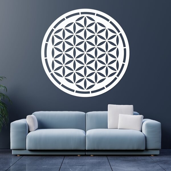 Drevená mandala, dekorácia na stenu | HAAMONY: Preglejka Topoľ - Honey 3071 20 cm 3772-84283 PR0167