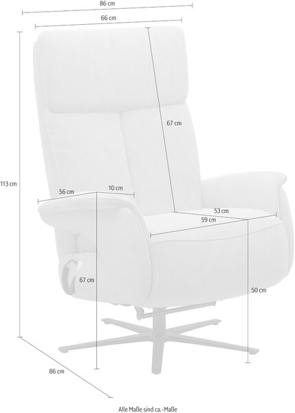 RELAXAČNÉ KRESLO, textil, bahenná hnedá Sit & More - Online Only obývacie izby, Online Only