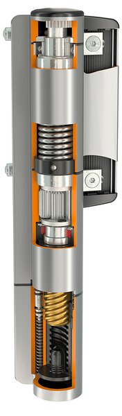 LOCINOX ® Záves otvárateľný 180°, nastaviteľný 2D, do 150 kg, Silver
