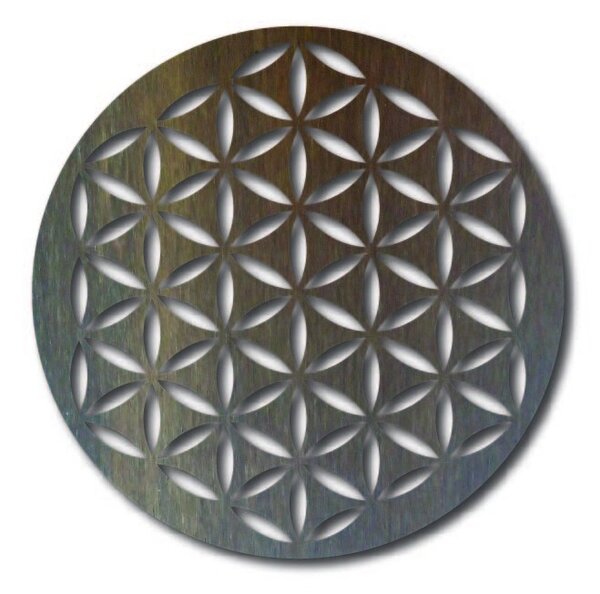 Drevená mandala obraz na stenu - YISUIYU: Prírodná preglejka - Topoľ natural Rozmer 20 cm 3774-37120 PR0169 HEU+