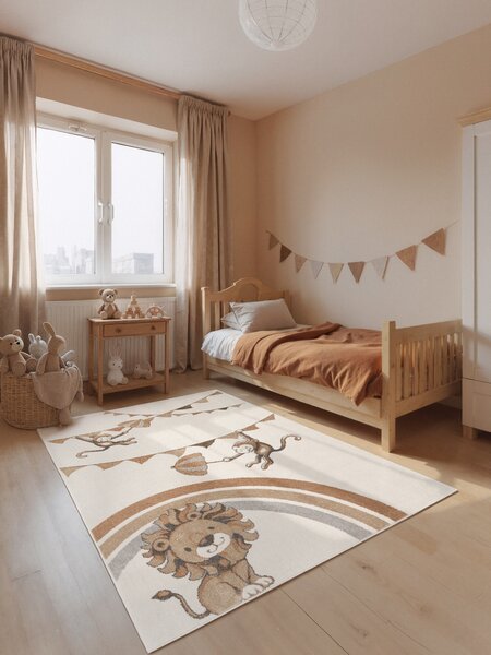 Villeroy & Boch, Detský kusový koberec Villeroy & Boch Boho Kids 106308 Cream Multicolor, 160x230, biela, detská izba