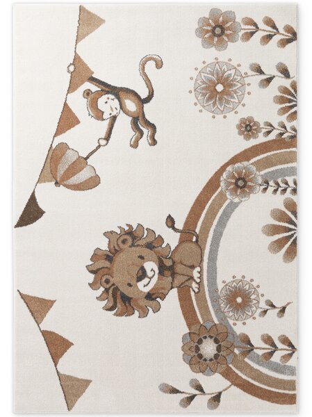 Villeroy & Boch, Detský kusový koberec Villeroy & Boch Boho Kids 106309 Cream Multicolor, 120x170, biela, detská izba