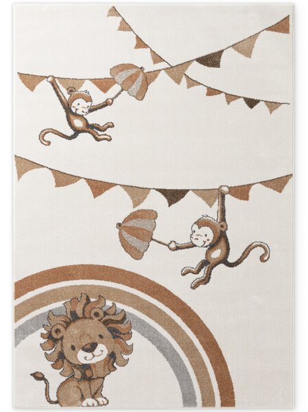Villeroy & Boch, Detský kusový koberec Villeroy & Boch Boho Kids 106308 Cream Multicolor, 160x230, biela, detská izba