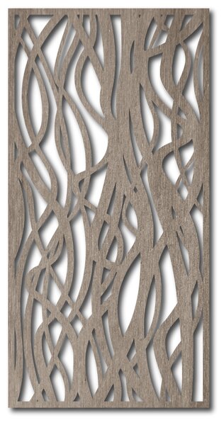 Drevený obraz na stenu s motívom vetiev - HARABASO: Prírodná preglejka - Topoľ natural 30 x 15 cm 3782-37660 PR0195 HEU+