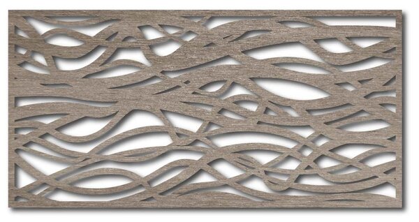 Drevený obraz na stenu s motívom vetiev - HARABASO: Prírodná preglejka - Topoľ natural 30 x 15 cm 3782-37660 PR0195 HEU+