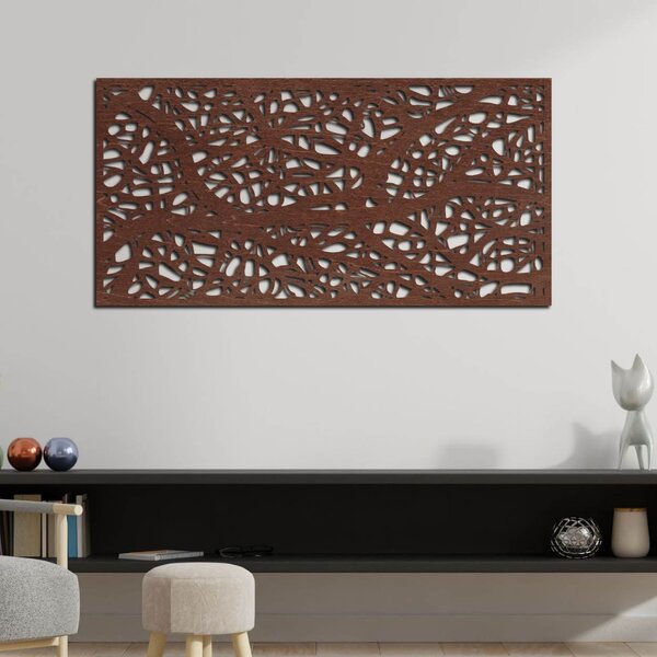 Drevený obraz z preglejky strom s vetvami - STYLO: Preglejka Topoľ - Honey 3071 80 x 40 cm 3784-107739 PR0193