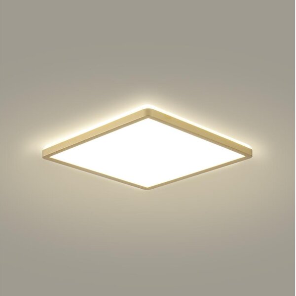 Brilagi - LED kúpeľňové svietidlo ULTRA SLIM LED/24W/230V 42x42 cm zlaté IP54
