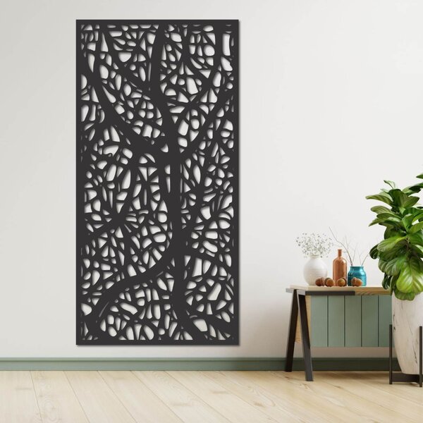Drevený obraz z preglejky strom s vetvami - STYLO: Preglejka Topoľ - Honey 3071 80 x 40 cm 3784-107739 PR0193