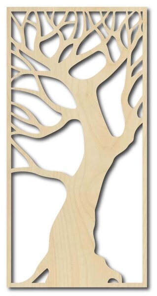 Drevený obraz na stenu strom - ROBUSTT: Prírodná preglejka - Topoľ natural 30 x 15 cm 3785-37768 PR0192 HEU-