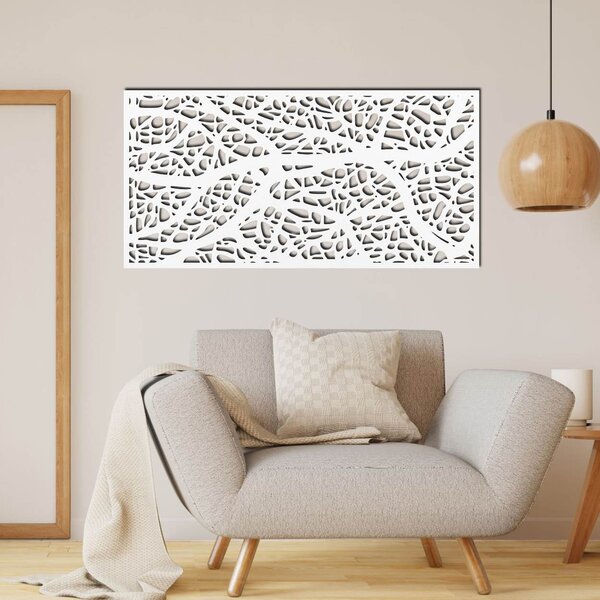 Drevený obraz z preglejky strom s vetvami - STYLO: Preglejka Topoľ - Honey 3071 80 x 40 cm 3784-107739 PR0193