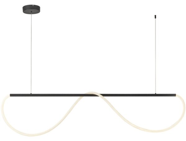 LED luster na lanku MELECA LED/36W/230V 3000/4000/6000K 160 cm čierna
