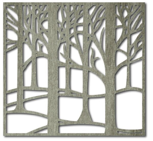 Obraz na stenu vyrezávaný z drevenej preglejky Topoľ LUBELA STROM: Prírodná preglejka - Topoľ natural Rozmer 20 x 20 cm 3791-38056 PR0186 HEU+