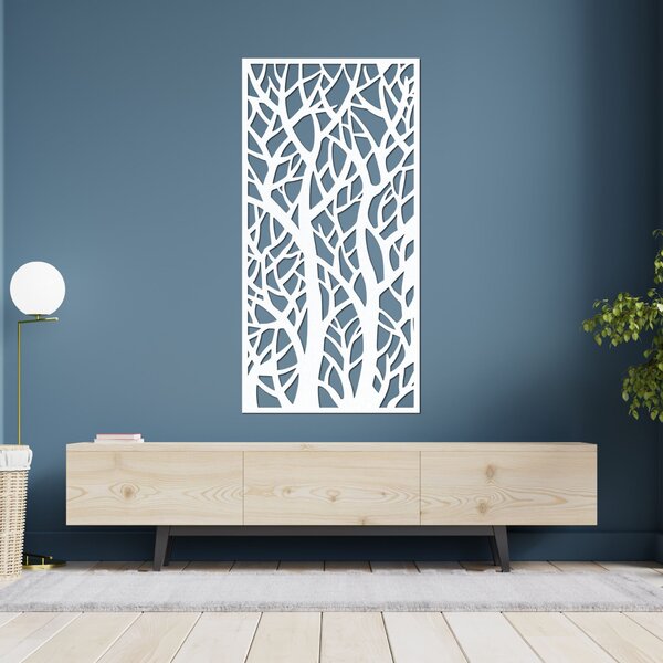 Dekoratívny panel obraz lesné siluety - LÝDIO: Preglejka Topoľ - Honey 3071 40 x 20 cm 3795-85999 PR0184