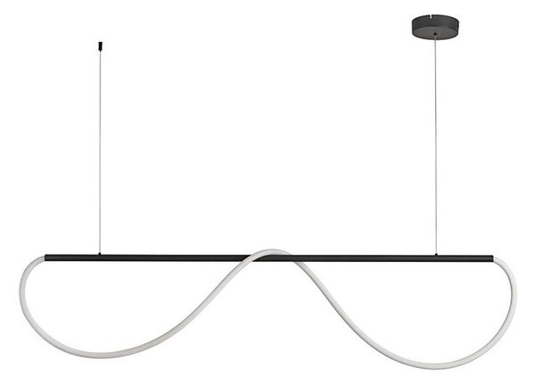 LED luster na lanku MELECA LED/36W/230V 3000/4000/6000K 160 cm čierna
