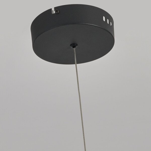 LED luster na lanku MELECA LED/36W/230V 3000/4000/6000K 160 cm čierna