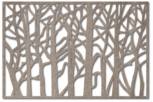Drevené obrazy inšpirované prírodou les - HOREHOR: Preglejka - Zelená (moridlo) 40 x 33 cm 3796-38230 PR0183 HEU+