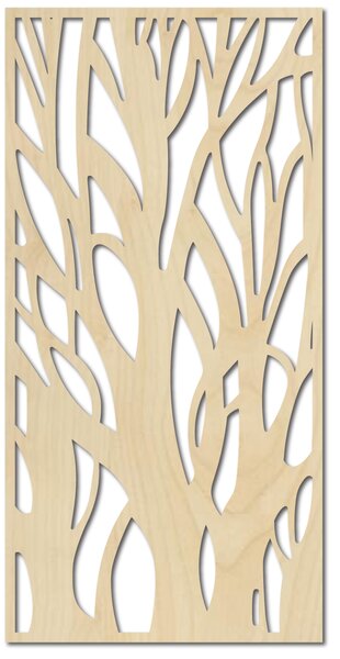 Obraz na stenu konáre - LIDO: Prírodná preglejka - Topoľ natural 50 x 25 cm 3798-38317 PR0181 HEU+