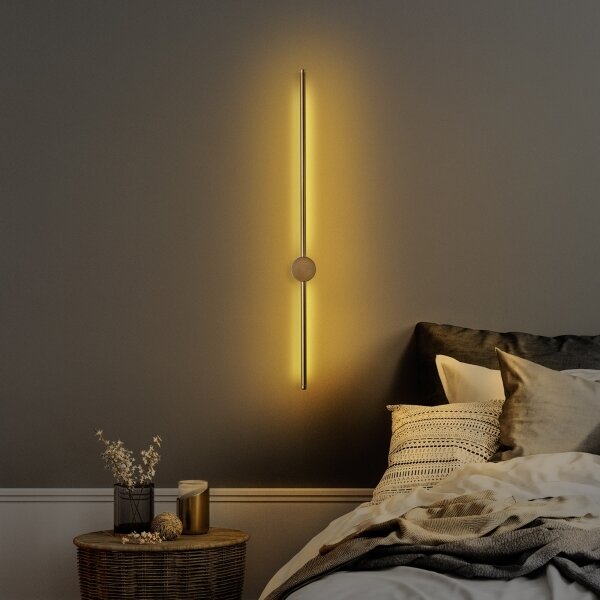 LED nástenné svietidlo SWORD LED/13W/230V 3000K matné zlaté
