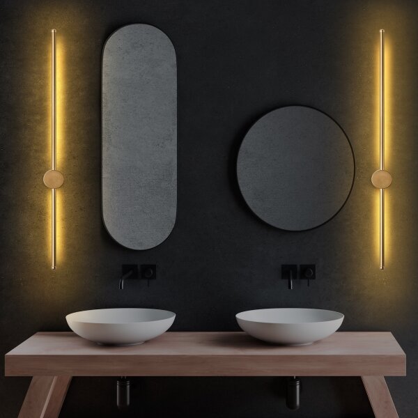 LED nástenné svietidlo SWORD LED/13W/230V 3000K matné zlaté