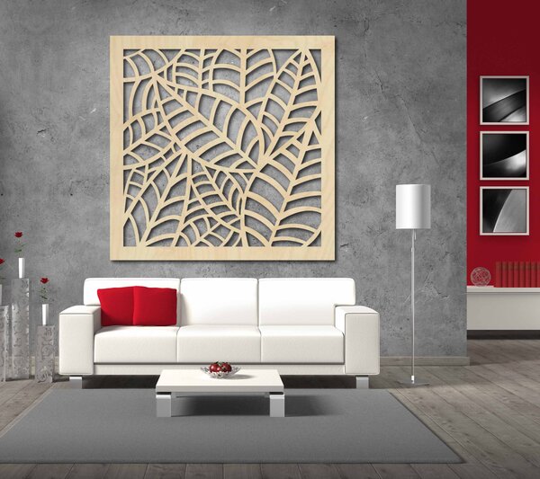 Vyrezávaný drevený obraz na stenu - STRONG: Prírodná preglejka - Topoľ natural Rozmer 20 x 20 cm 3800-38425 PR0201HEU+
