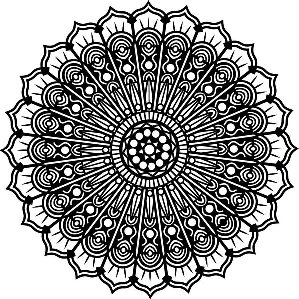 Drevený Obraz na Stenu – Mandala Kvet Pokoja| KLAROT: Prírodná preglejka - Topoľ natural Rozmer 30 cm 3802-38578 PR0203 HEU+