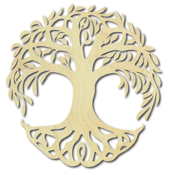 Moderné drevený obraz na stenu z topoľ preglejky FIORA: Prírodná preglejka - Topoľ natural Rozmer 20 cm 3809-39073 PR0209 HEU+