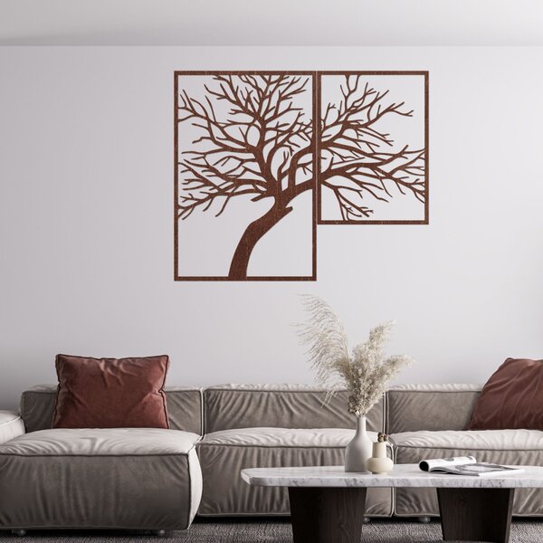 Viacdielny drevený obraz s motívom stromu | TERCHA: Preglejka Topoľ - Honey 3071 60 x 40 cm 3828-84637 PR0221