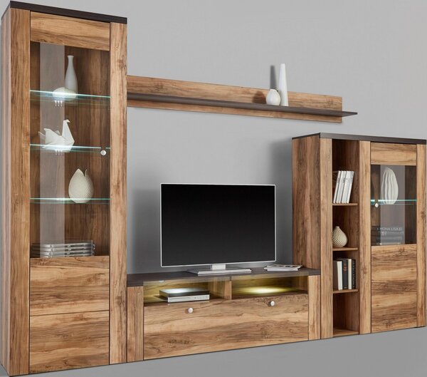 PROFI obývacia stena LARONA orech satin-touchwood
