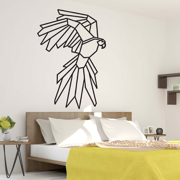Vyrezávaný obraz na stenu geometrické tvary papagáj - ARRA: Prírodná preglejka - Topoľ natural 40 x 58 cm 3842-40711 PR0235 HEU+