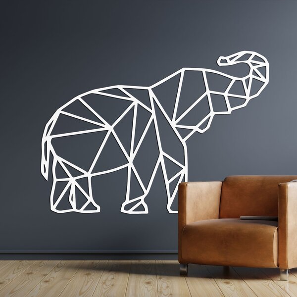 Obraz na stenu Geometrický tvar slona - FELVINA: Preglejka Topoľ - Honey 3071 50 x 35 cm 3843-82556 PR0236