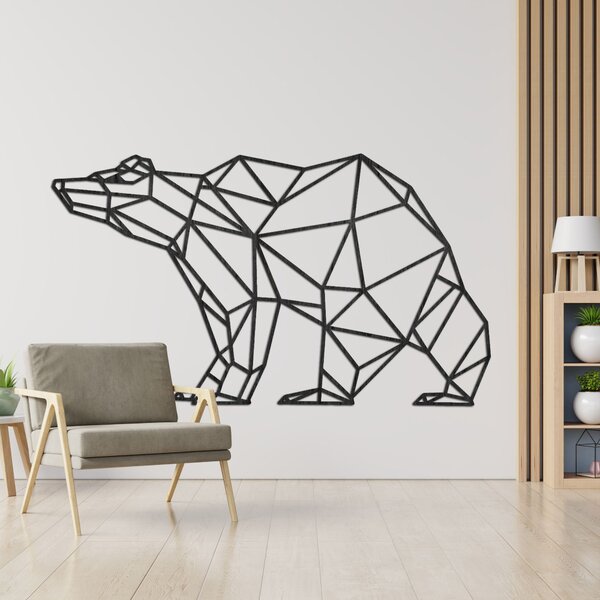 Drevený obraz na stenu medveď | BRUBO: Preglejka Topoľ - Honey 3071 60 x 34 cm 3851-83104 PR0244