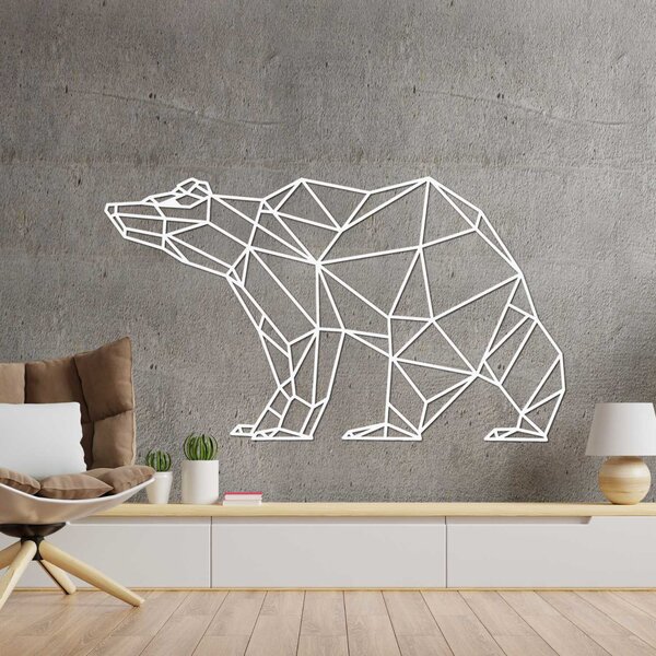 Drevený obraz na stenu medveď | BRUBO: Preglejka Topoľ - Honey 3071 60 x 34 cm 3851-83104 PR0244