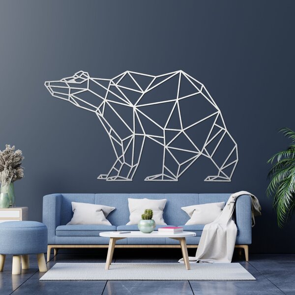Drevený obraz na stenu medveď | BRUBO: Preglejka Topoľ - Honey 3071 60 x 34 cm 3851-83104 PR0244