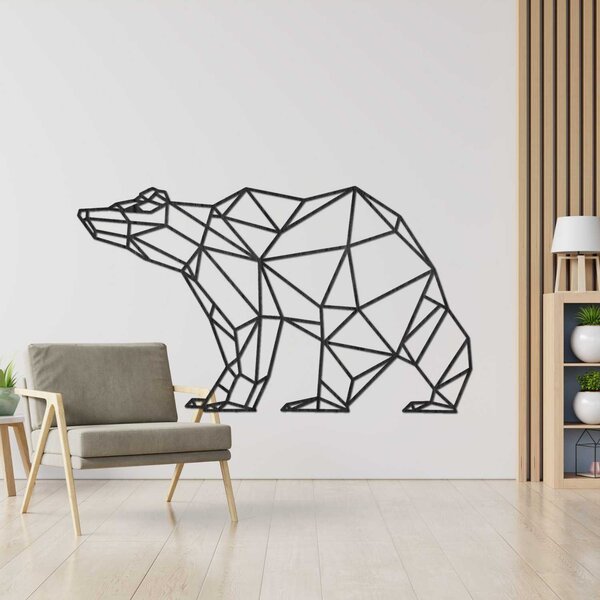 Drevený obraz na stenu medveď | BRUBO: Preglejka Topoľ - Honey 3071 60 x 34 cm 3851-83104 PR0244