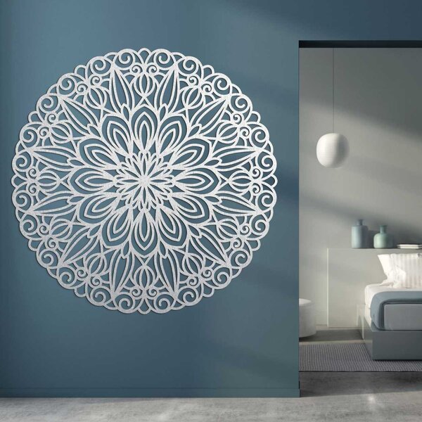 Elegantná drevená mandala na stenu - SOFIS: Preglejka Topoľ - Honey 3071 20 cm 3855-79655 PR0249