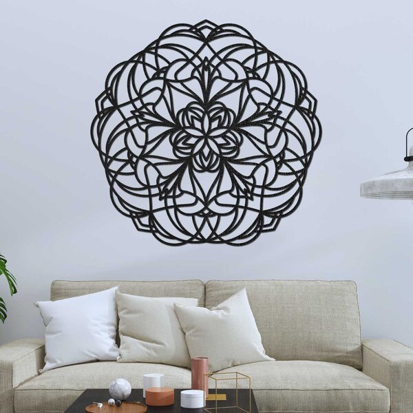 Jedinečná dekorácia na stenu mandala pokoja | SERENA: Preglejka Topoľ - Honey 3071 20 cm 3856-92329 PR0250