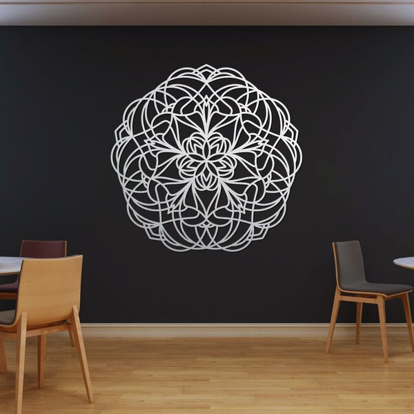 Jedinečná dekorácia na stenu mandala pokoja | SERENA: Preglejka Topoľ - Honey 3071 20 cm 3856-92329 PR0250