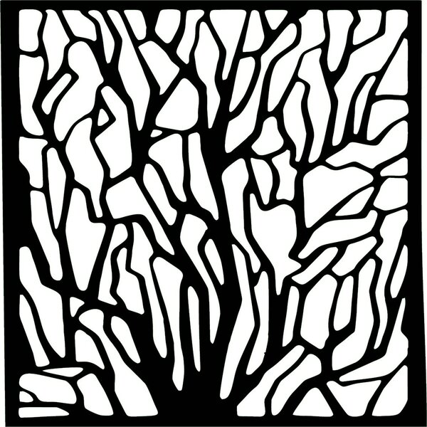 Vyrezávaný drevený obraz na stenu z preglejky | KORNER: Prírodná preglejka - Topoľ natural Rozmer 30 x 30 cm 3868-42160 PR0263 HEU+