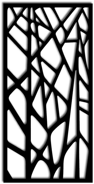 Vyrezávaný drevený obraz na stenu z preglejky - HUGO: Prírodná preglejka - Topoľ natural 40 x 20 cm 3864-41962 PR0259 HEU+