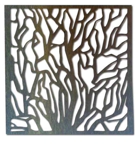 Vyrezávaný drevený obraz na stenu z preglejky | KORNER: Prírodná preglejka - Topoľ natural Rozmer 30 x 30 cm 3868-42160 PR0263 HEU+