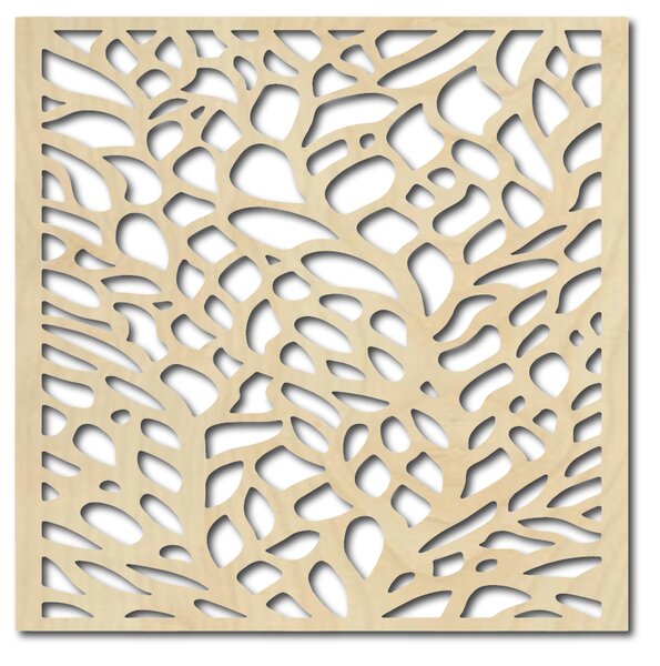 Vyrezávaný obraz na stenu z drevenej preglejky KLIDKK: Prírodná preglejka - Topoľ natural Rozmer 30 x 30 cm 3878-42700 PR0273 HEU+