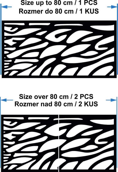 Vyrezávaný Drevený obraz na stenu z preglejky LISSER: Prírodná preglejka - Topoľ natural 40 x 20 cm 3879-42763 PR0274 HEU+