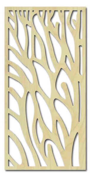 Vyrezávaný Drevený obraz na stenu z preglejky LISSER: Prírodná preglejka - Topoľ natural 40 x 20 cm 3879-42763 PR0274 HEU+