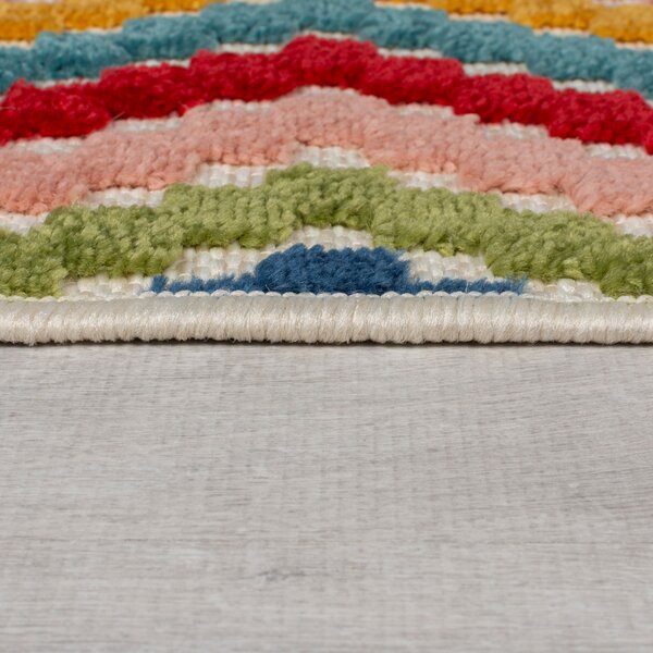 Flair Rugs, Kusový koberec Miami Bay Diamond Multi – na von aj na doma, 200x290, viacfarebná, exteriér