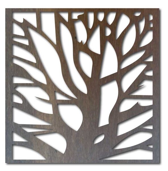 Vyrezávaný obraz na stenu z drevenej preglejky HORLATFA: Prírodná preglejka - Topoľ natural Rozmer 20 x 20 cm 3884-43024 PR0280 HEU+