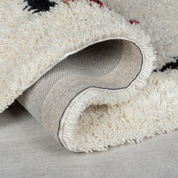 Flair Rugs , Kusový koberec Moroccan Fes Shaggy Multi, 120x170, viacfarebná, obývacia izba