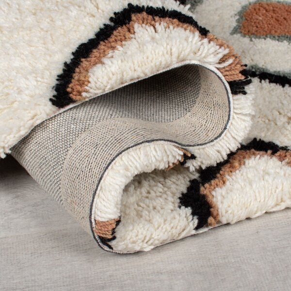 Flair Rugs, Kusový koberec Moroccan Midar Shaggy Multi, 120x170, viacfarebná, obývacia izba